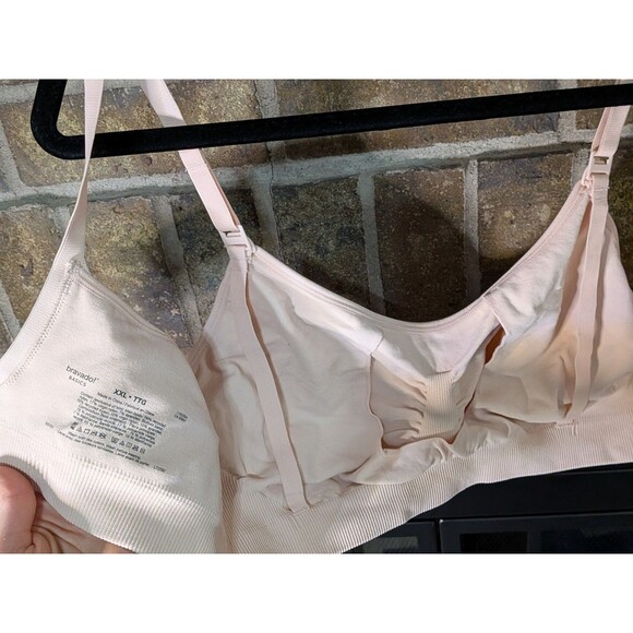 Bravado Basics Nursing/ Handsfree Pumping Breastfeeding Bra Size XXL Beige - Picture 1 of 5